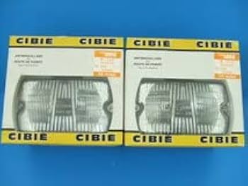 Amazon.co.jp: 当時物 2個 シビエ35角型 フォグランプ 旧車 昭和