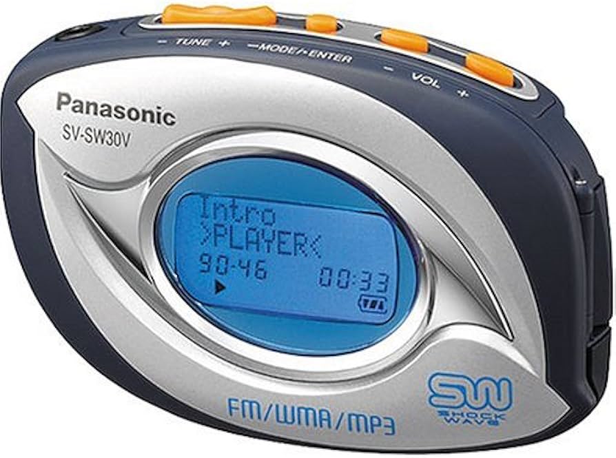 Panasonic Shockwave SVSW30V 256MB MP3 Player with FM Tuner