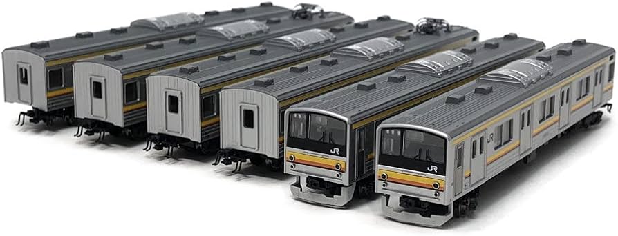 Amazon | 訳あり 鉄道模型 205系南武線シングルアームパンタグラフ 6両