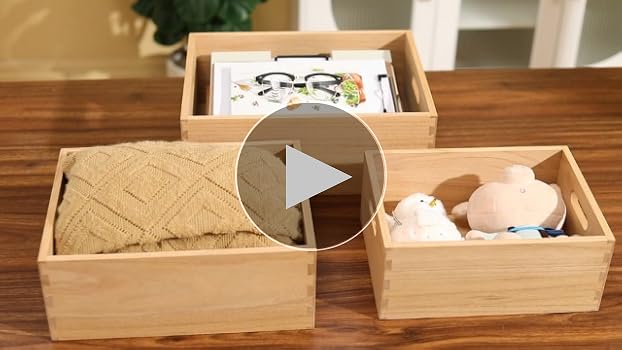 Amazon｜KIRIGEN 木箱収納 収納 ボックス 木製 3本セット ワイン木箱