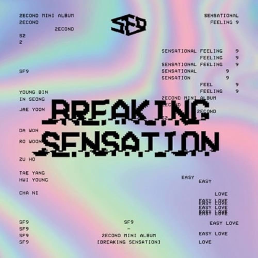 SF9 - SF9 - [Breaking Sensation] 2nd Mini Album CD+Photo Book +1p