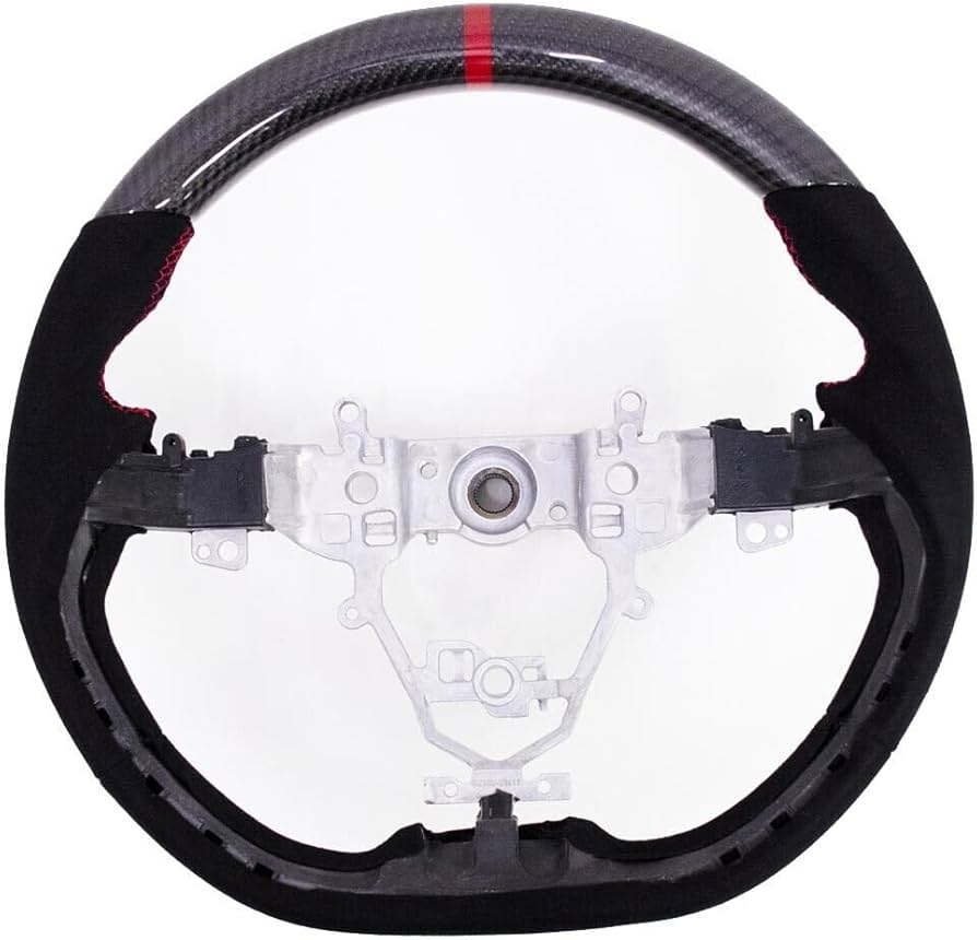 Amazon | カーボンステアリングホイール アルカンターラ スエード