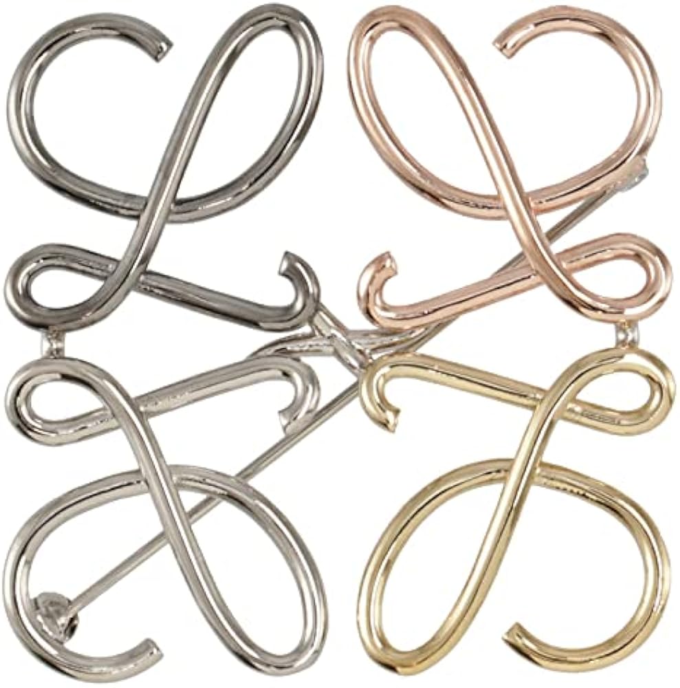 Amazon | [ロエベ] アナグラム ブローチ ローズ ブローチ J000245X10