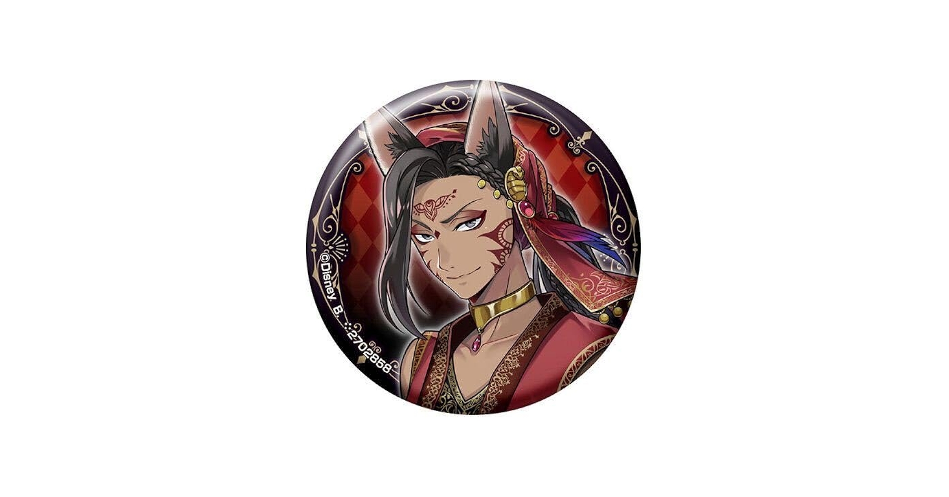 ジャミル ツイステ 式典服 缶バッジ カプ缶 スカラビア ツイステッド