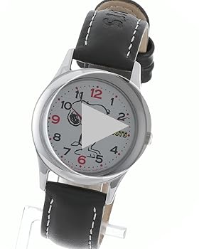 Amazon.co.jp: [シチズン Q&Q] 腕時計 アナログ スヌーピー 防水 革