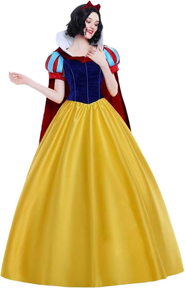 Amazon.co.jp: [NERVUP] 本格仕様 白雪姫 ドレス 衣装 コスプレ