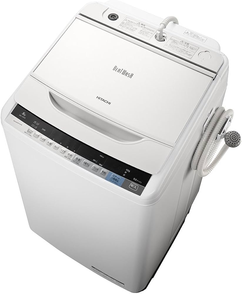 Amazon | 日立 全自動洗濯機 ビートウォッシュ 8kg ホワイト BW-V80A W