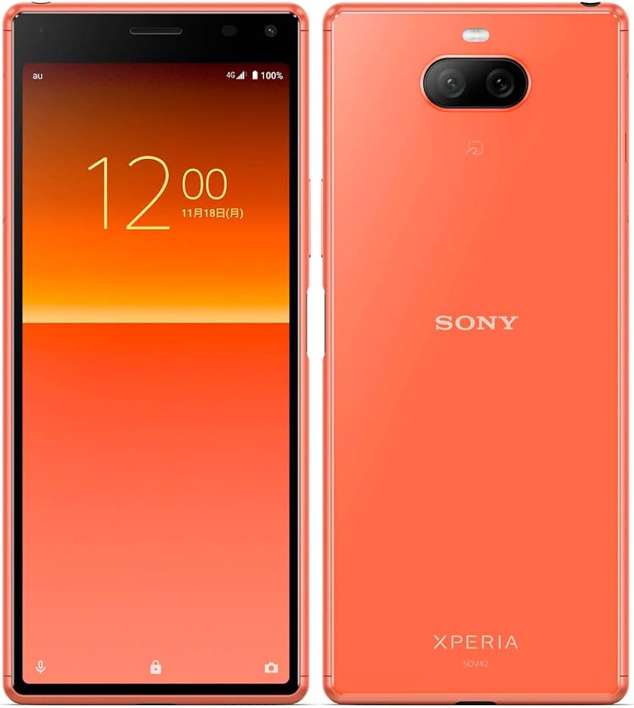 Amazon | AU Xperia 8 SOV42 オレンジ 白ロム | au(エーユー