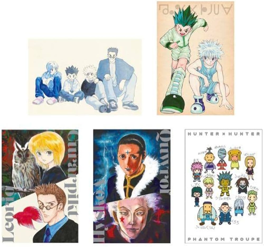 Amazon | 冨樫義博展 冨樫展 ハンターハンター ポストカード5枚セット