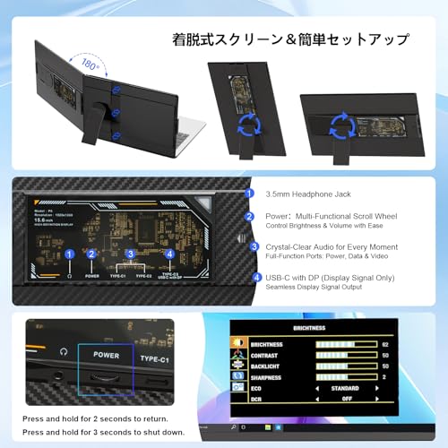 Laptomo - Laptomo P5 デュアルモニター の評価 | SHOPSTAFF