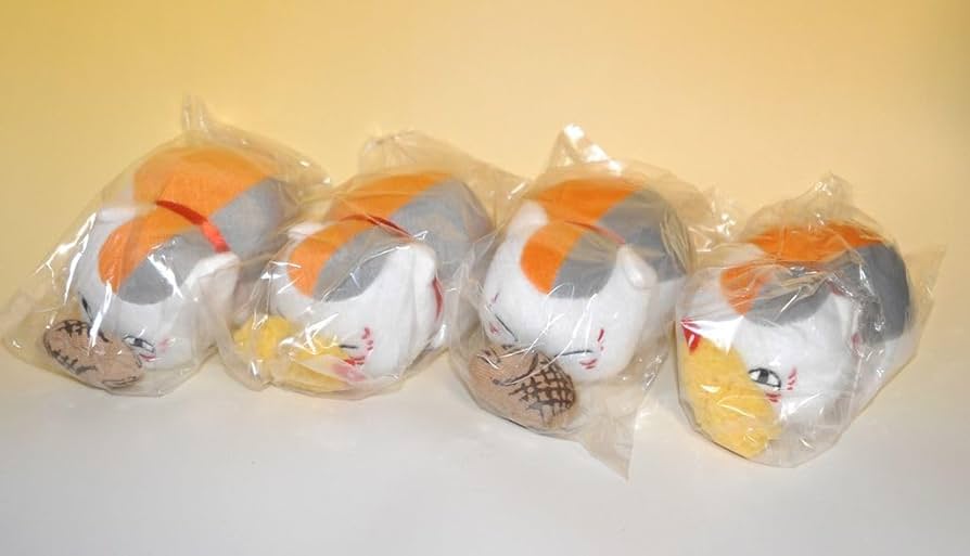 Amazon.co.jp: 夏目友人帳 ニャンコ先生 お食事ブルブル ぬいぐるみ 全