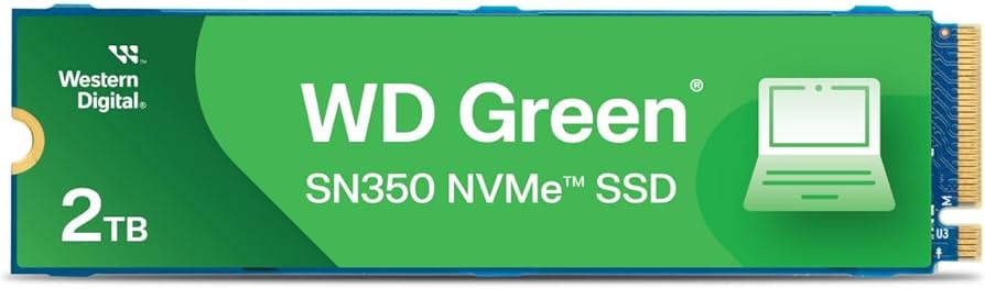 Amazon.com: Western Digital 2TB WD Green SN350 NVMe Internal SSD