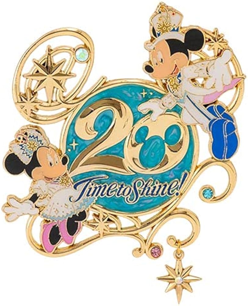 激レア ディズニー キャスト 勤続20年 記念ピンバッジ ミッキー 激レア