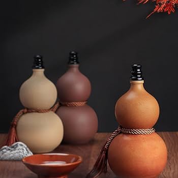 Amazon.co.jp: 500ml セラミック ひょうたん 徳利瓢箪 酒器 水筒 22