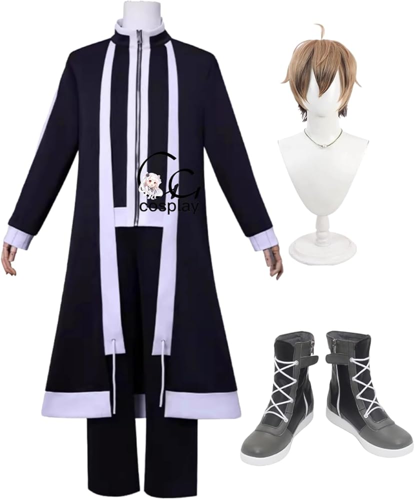 Amazon.co.jp: GGcosplay 桃源暗鬼 皇后崎迅 コスプレ衣装/ウィッグ/靴