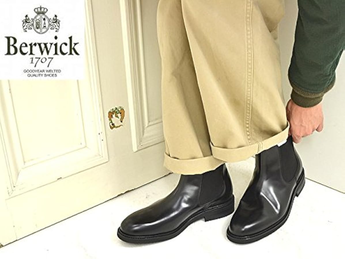 Amazon | [バーウィック] サイドゴア ブーツ ROIS NEGRO ブラック 272