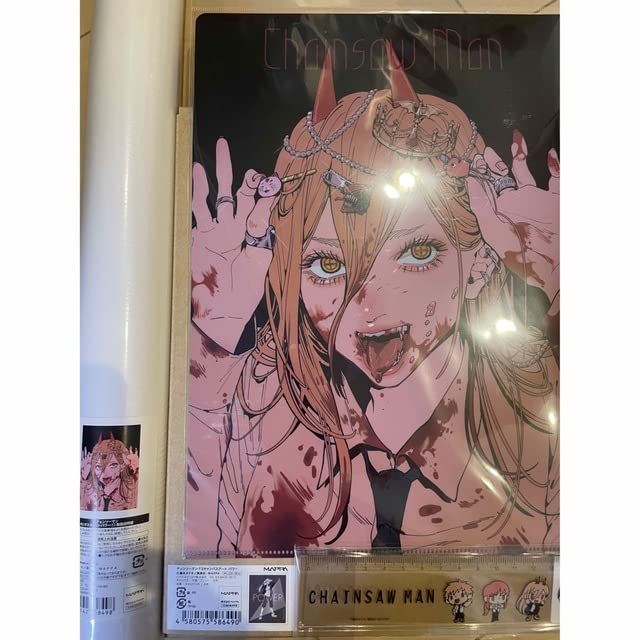 Amazon.co.jp: チェンソーマン展 パワー 定規 ポスター クリアファイル