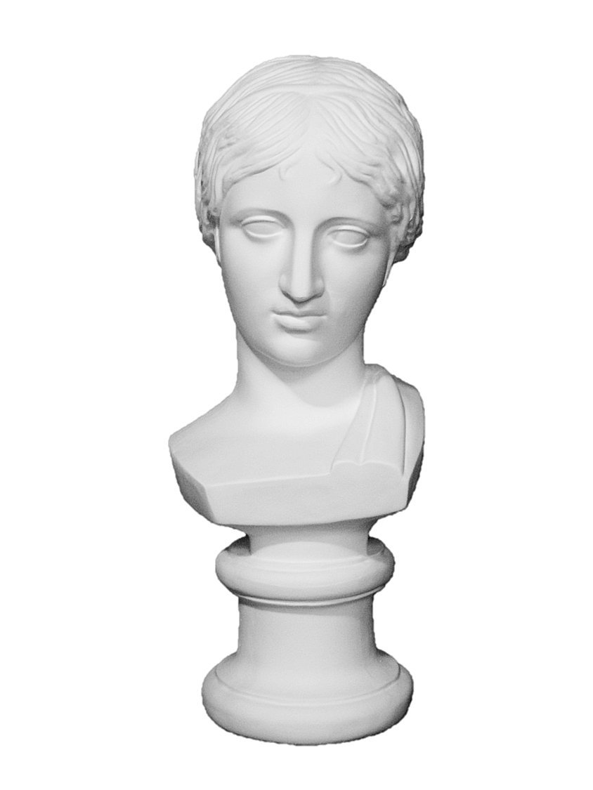 Amazon.co.jp: 石膏像 K－141 ギリシャ少女胸像 H．52cm