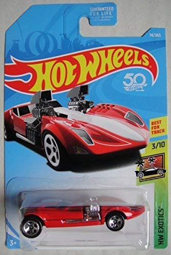 Amazon | HOT WHEELS EXOTICS 3/10, RED TWIN MILL 74/365 50TH