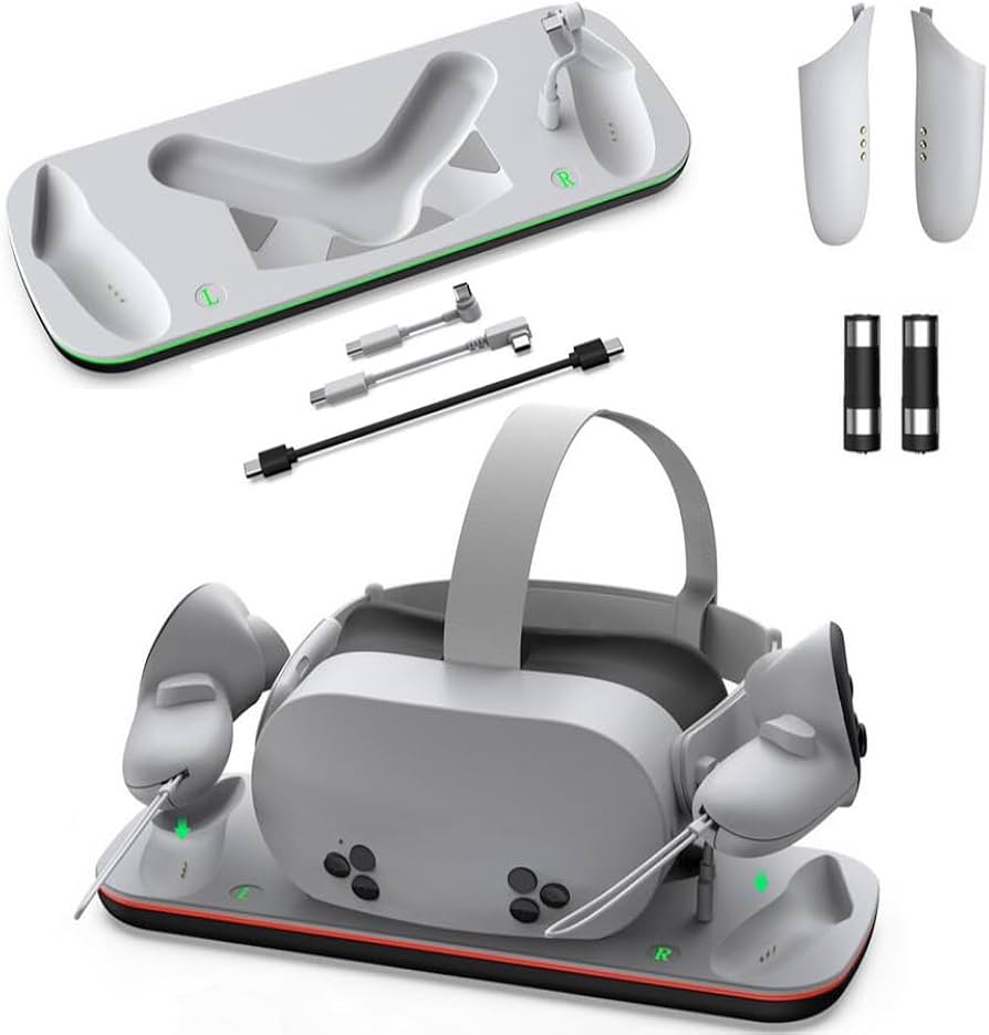 Amazon.co.jp: Meta Quest 3S/Quest 3 対応 充電ドック 磁気 デザイン