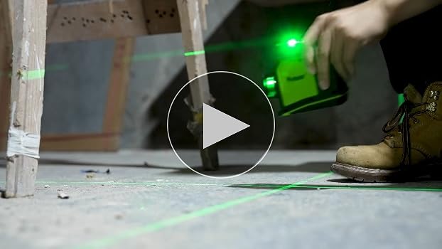 Amazon | Huepar 3x360° レーザー墨出し器 グリーン 緑色 レーザー