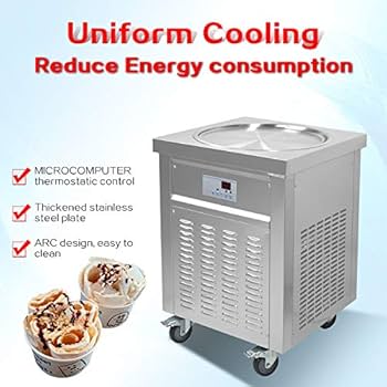Amazon | Kolice 業務用 露店のロールアイスクリーム機器、直径55cmの
