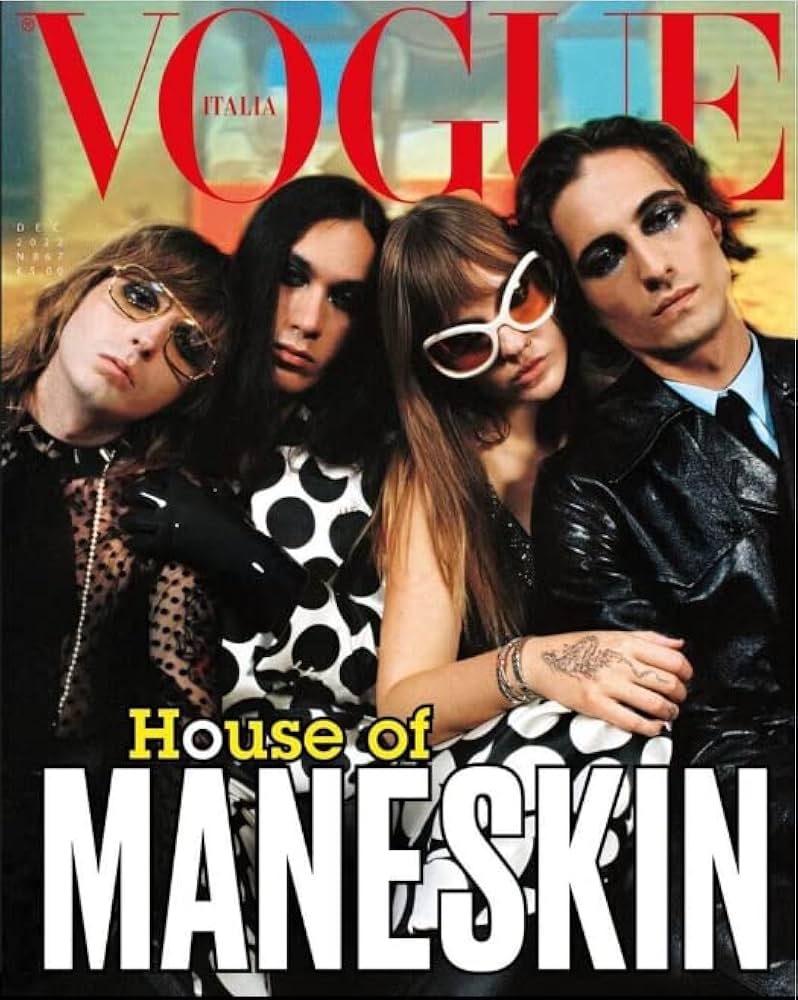 Amazon.com: Vogue Magazine Italia December 2022 House Of Maneskin