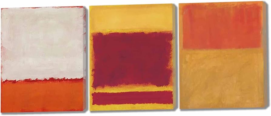 Amazon.co.jp: マーク・ロスコマルチカラーセット3アートフレーム