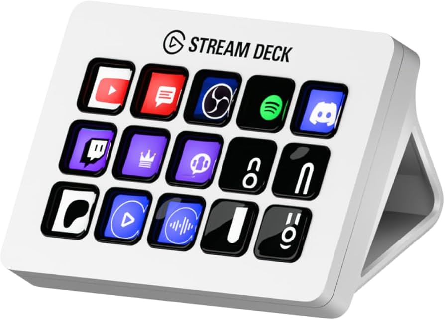 Amazon.com: Elgato Stream Deck MK.2 White – Studio Controller, 15