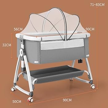 Amazon.co.jp: ベビーベッド 多機能 添い寝ベッド 揺りかごに変身可能