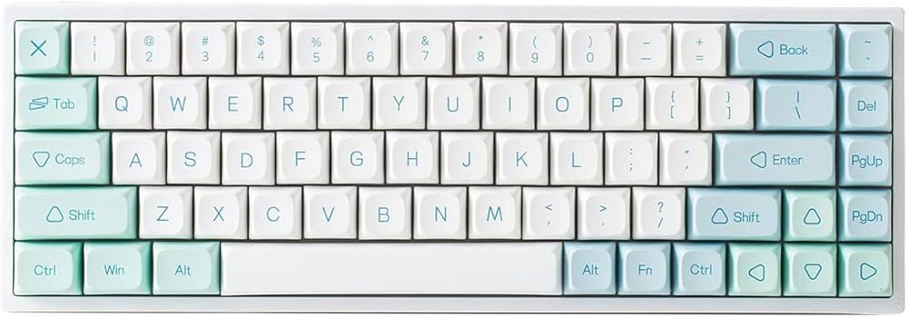 Amazon | YUNZII KC68 ホットスワップ可能なメカニカルキーボード 68