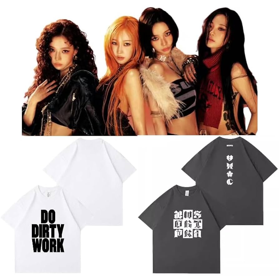aespa カリナ Dirty Work ポップアップ Tシャツ トレカセット aespa
