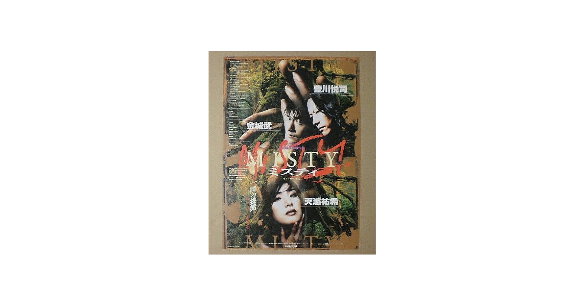 Amazon.co.jp: 【映画チラシ】MISTY ミスティ 豊川悦司 金城武 天海