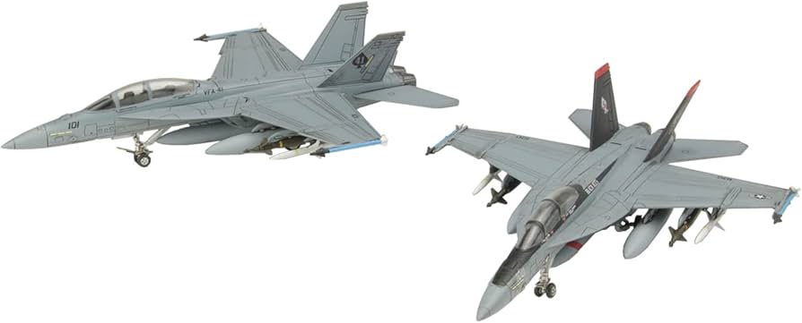 Amazon | プラッツ 1/144 アメリカ海軍 艦上戦闘機 F/A-18F スーパー