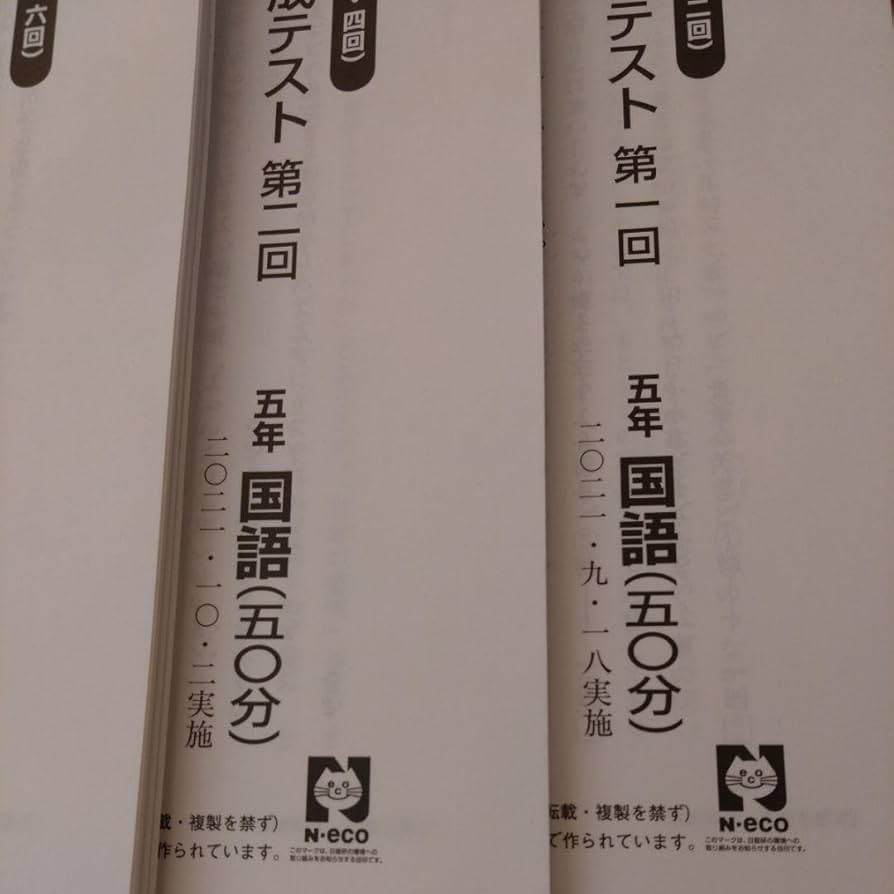 Amazon.co.jp: 日能研 5年 学習力育成テスト 第一回〜第九回 冬期講習