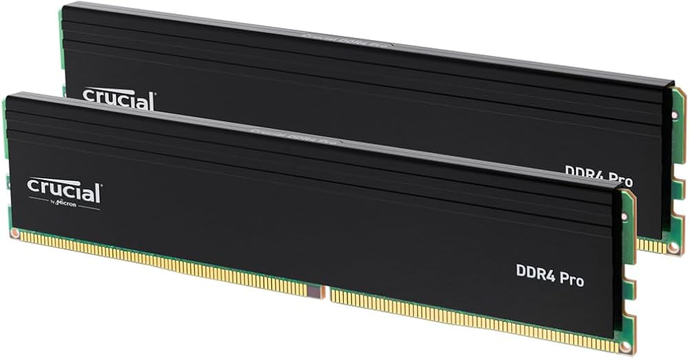 Crucial Pro RAM Desktopgeheugen 32GB Kit (2x16GB) DDR4 3200Hz
