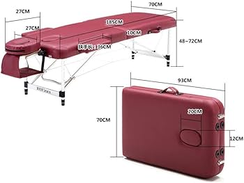 Amazon.co.jp: 折りたたみ マッサージベッド 軽量 (アルミ・有孔) 長さ