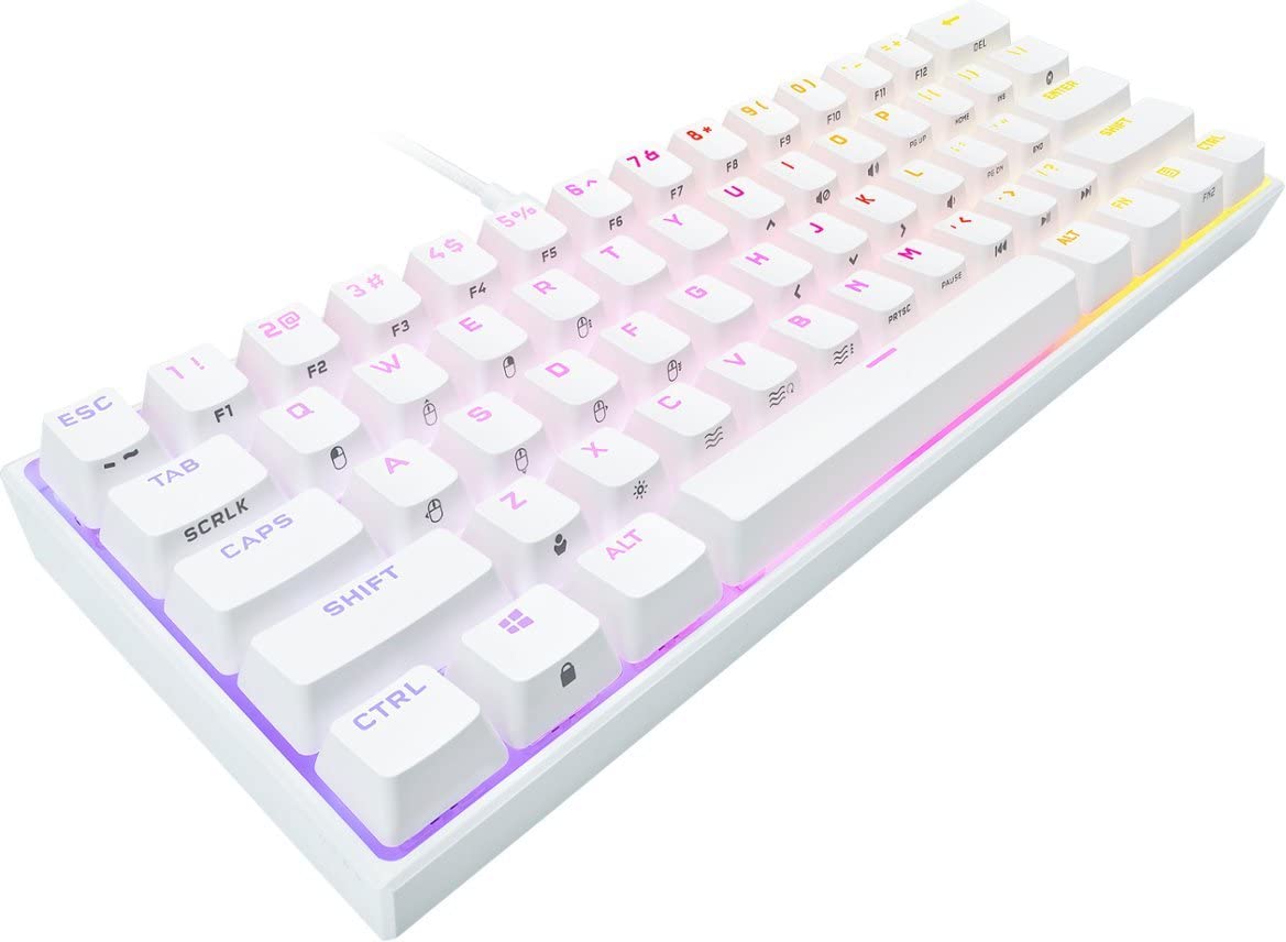 Amazon.com: Corsair - K65 RGB Mini Wired 60% Mechanical, CH