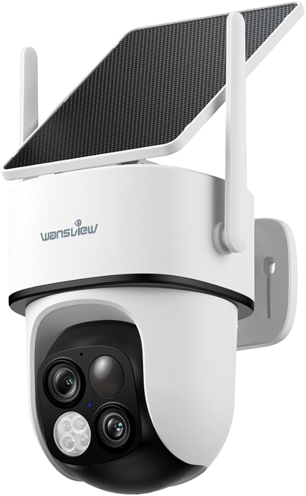 Amazon.com : wansview Solar Camera Outdoor Wireless-2K 360°PTZ