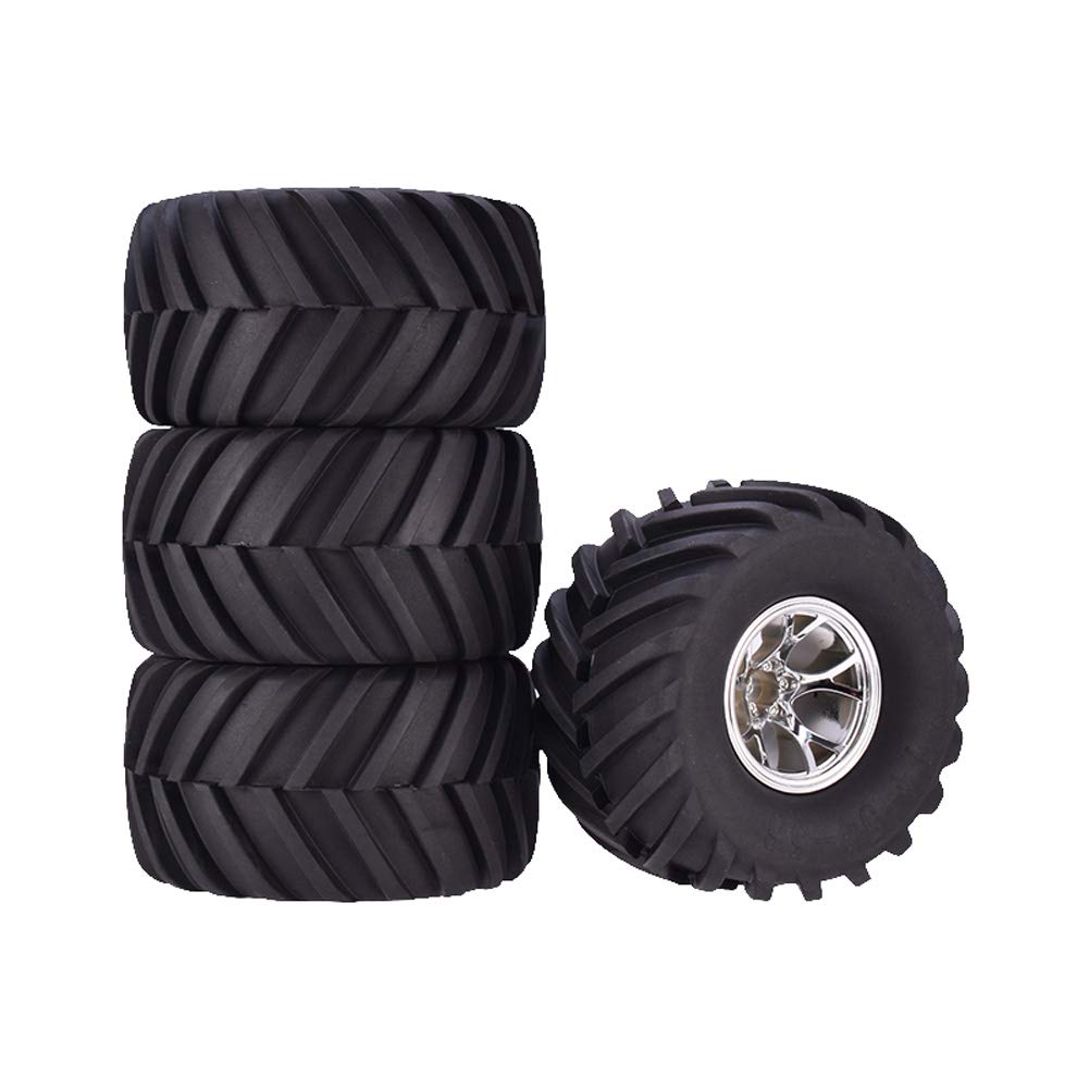 Amazon | WONFAST 4個 1/10 RC モンスタートラックホイールとタイヤ