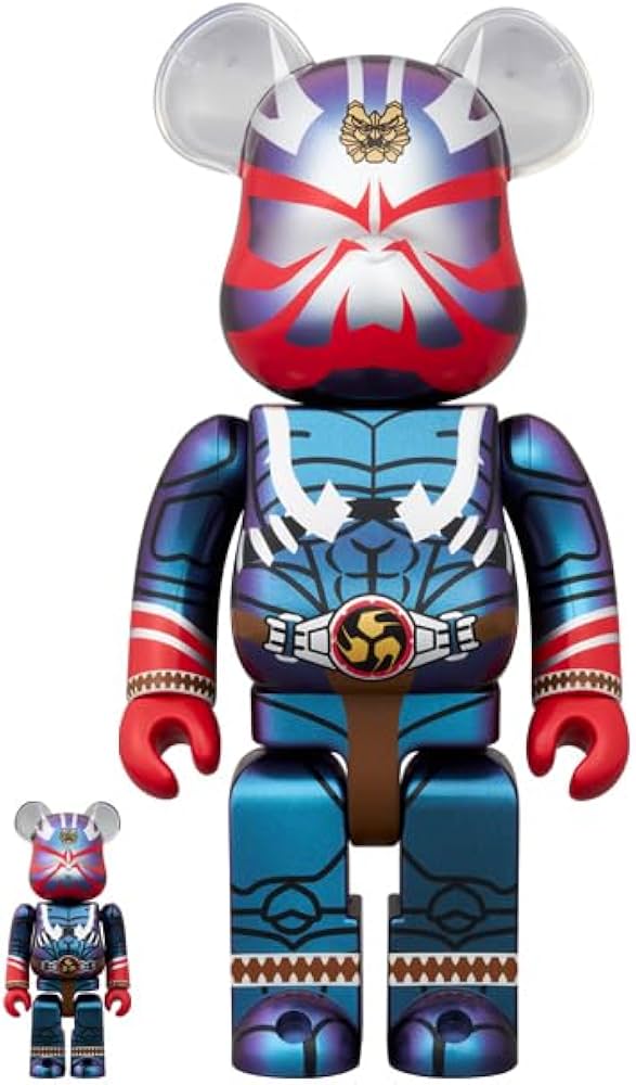 Amazon.co.jp: BE@RBRICK 仮面ライダー響鬼 100％ & 400％ : おもちゃ
