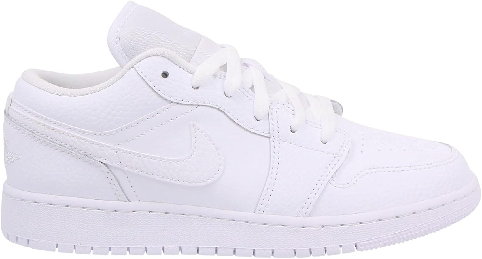 Amazon.com | Jordan Youth Air 1 Low GS 553560 130 Triple White