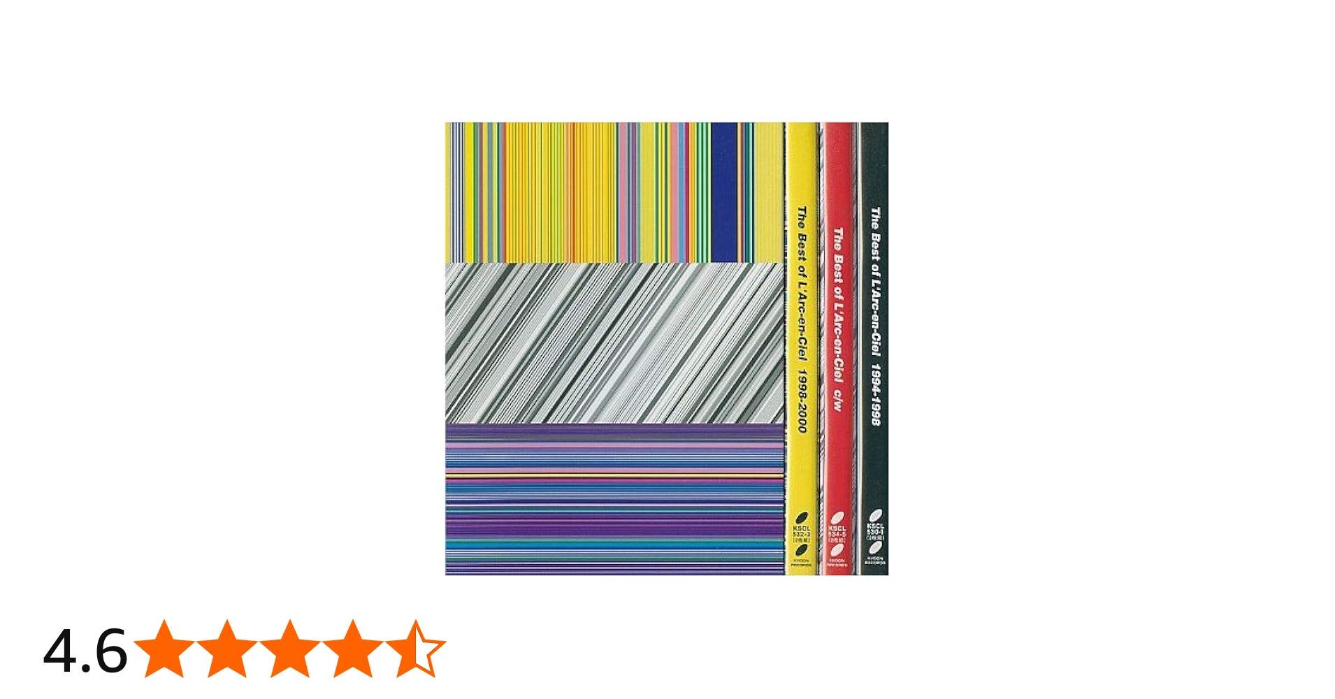 Amazon.co.jp: CD+DVD The Best of L'Arc~en~Ciel BOX付き3巻セット