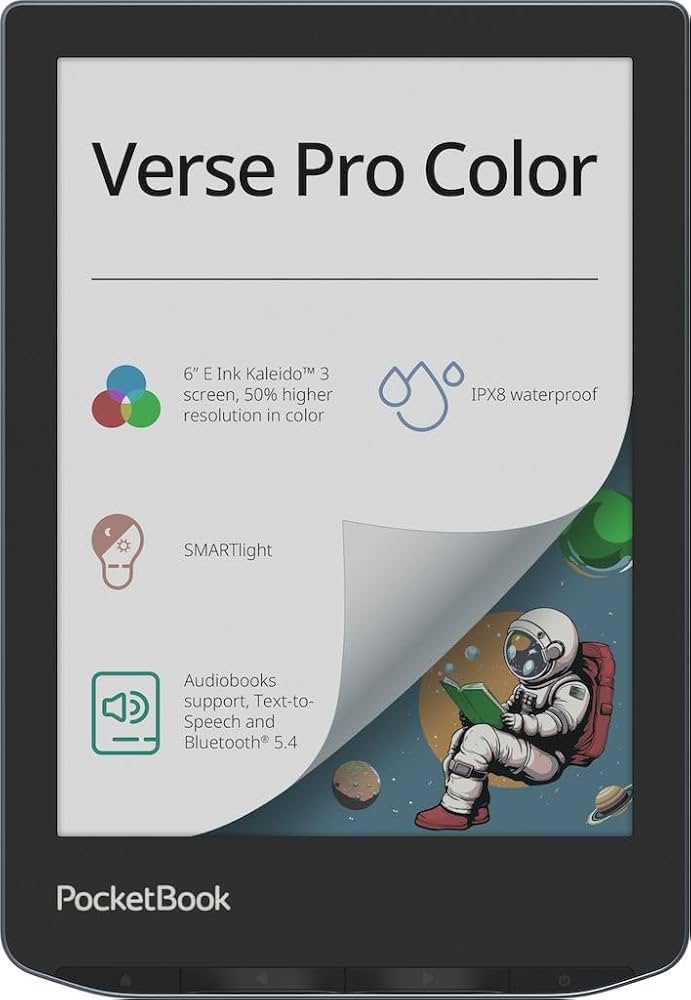 Amazon | POCKETBOOK Ebook Verse Pro Color 634 6 E-Ink Kaleido 3
