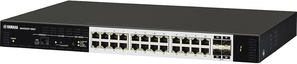 Amazon | ヤマハ インテリジェント L2 PoEスイッチ SWX2310P-28GT