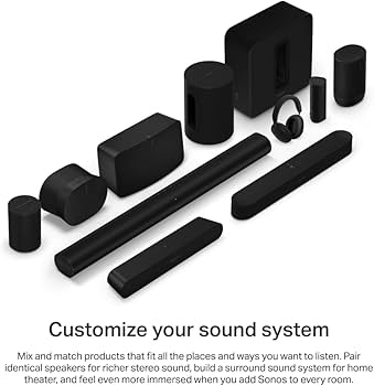 Amazon.com: Sonos Beam Gen 2 - Black - Soundbar with Dolby Atmos