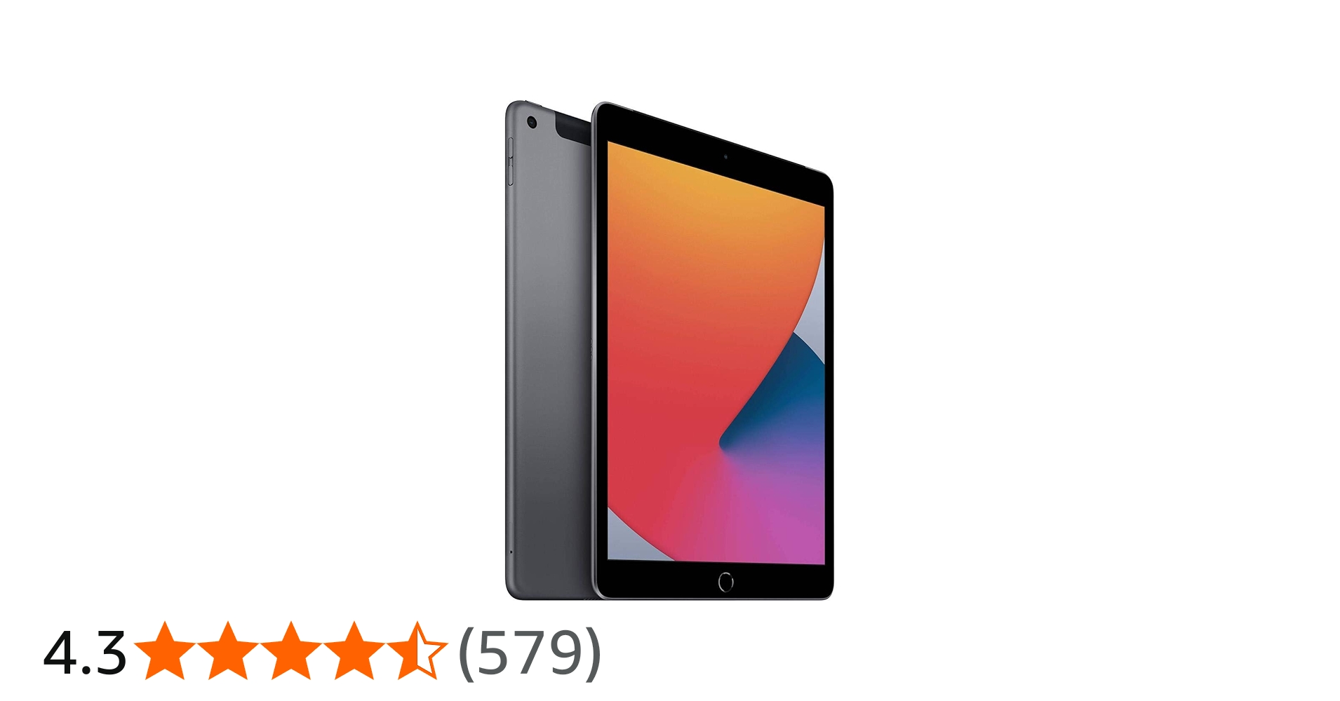 2020 Apple iPad 8th Generation (10.2-inch, Wi-Fi + Cellular, 32 GB