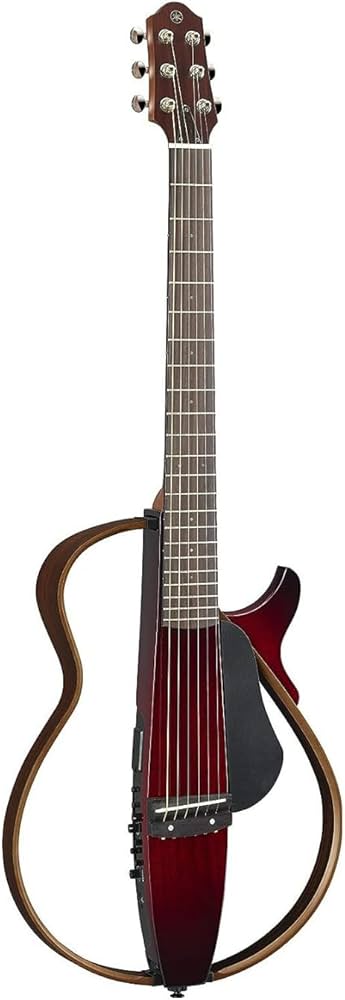Amazon.com: Yamaha SLG200S CRB Steel String Silent Guitar with