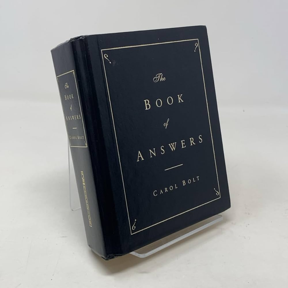 The Book of Answers: Bolt, Carol: 9780786865666: Amazon.com: Books