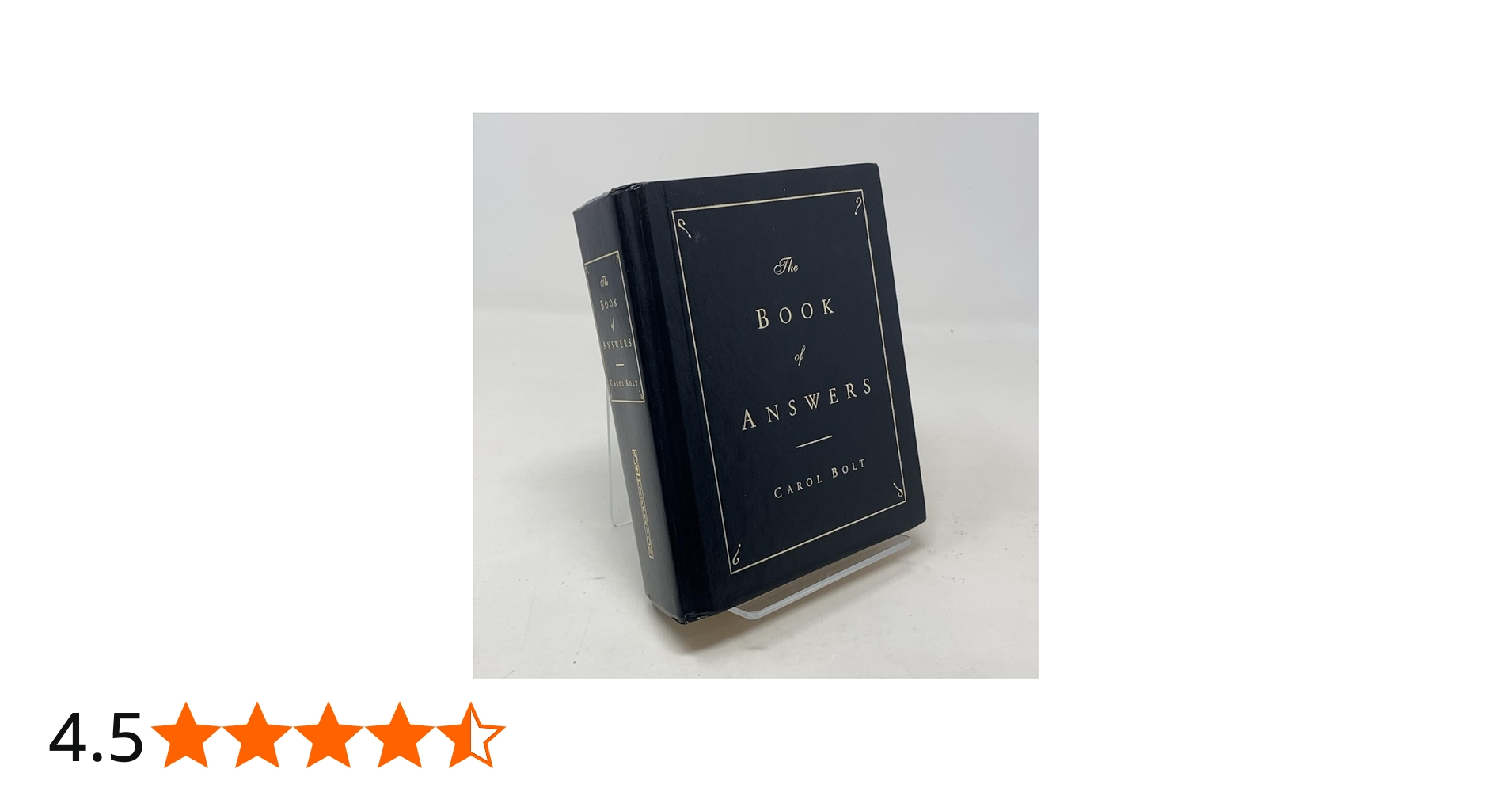 Amazon | Book of Answers | Bolt, Carol | Self-Help & Psychology